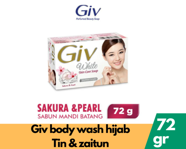 Giv Sabun Mandi White sakura & Pearl 72g