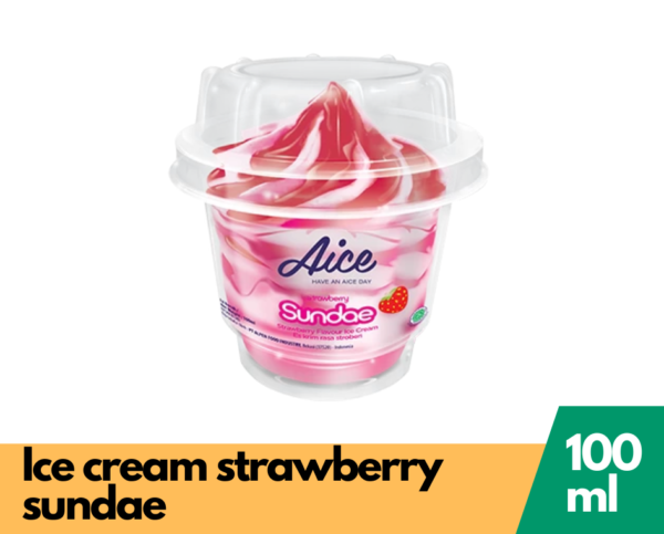 AICE STRAWBERRY SUNDAE