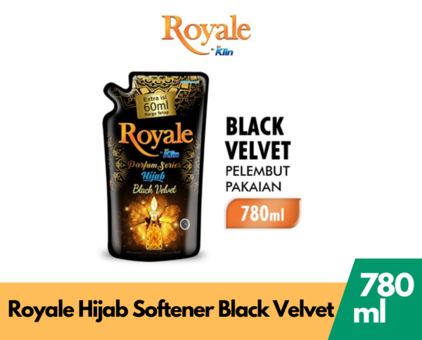 Royale Hijab Softener Black Velvet 650mL