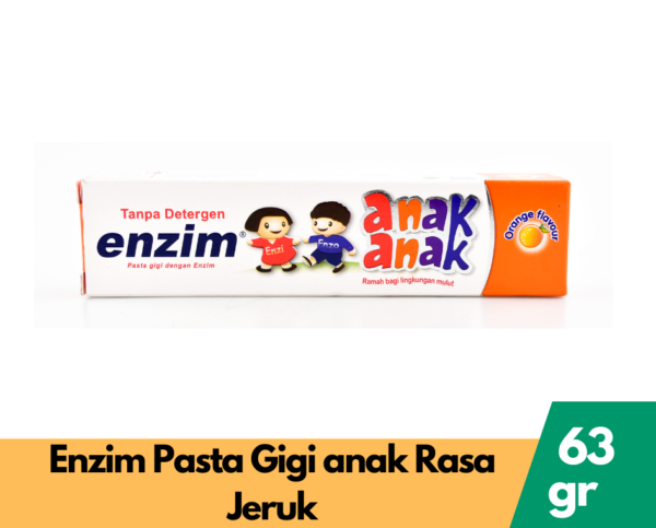 Enzim Pasta Gigi Anak Rasa jeruk 63 gr